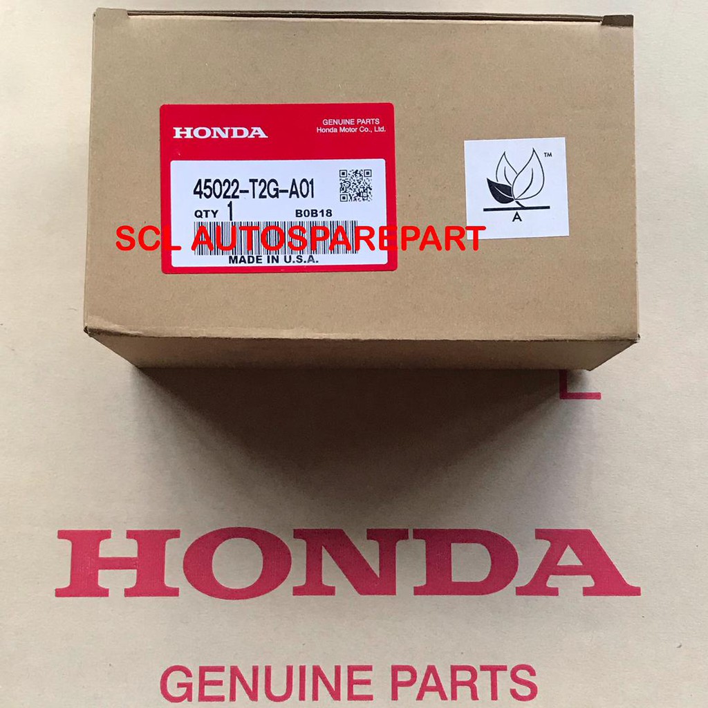 thumbnail image 2 of Genuine Honda OEM Front Brake Pad Set (45022-T2G-A01) For 2013-2017 Accord (EX-L, Touring) 2 of 4