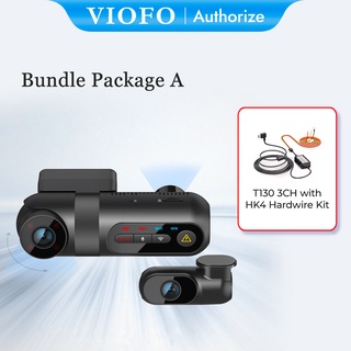 T130 3CH 3 CHANNEL DASH CAM FRONT 1440P + INTERIOR 1080P + REAR