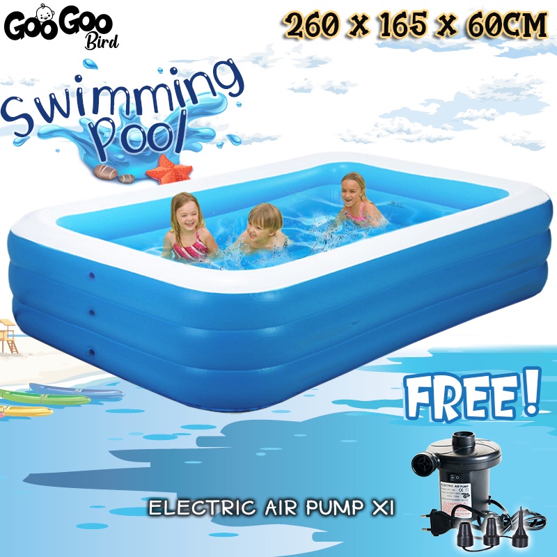 {NEW 2021} GooGoo Bird 7 Sizes Inflatable Swimming Pool Beach Crab ...