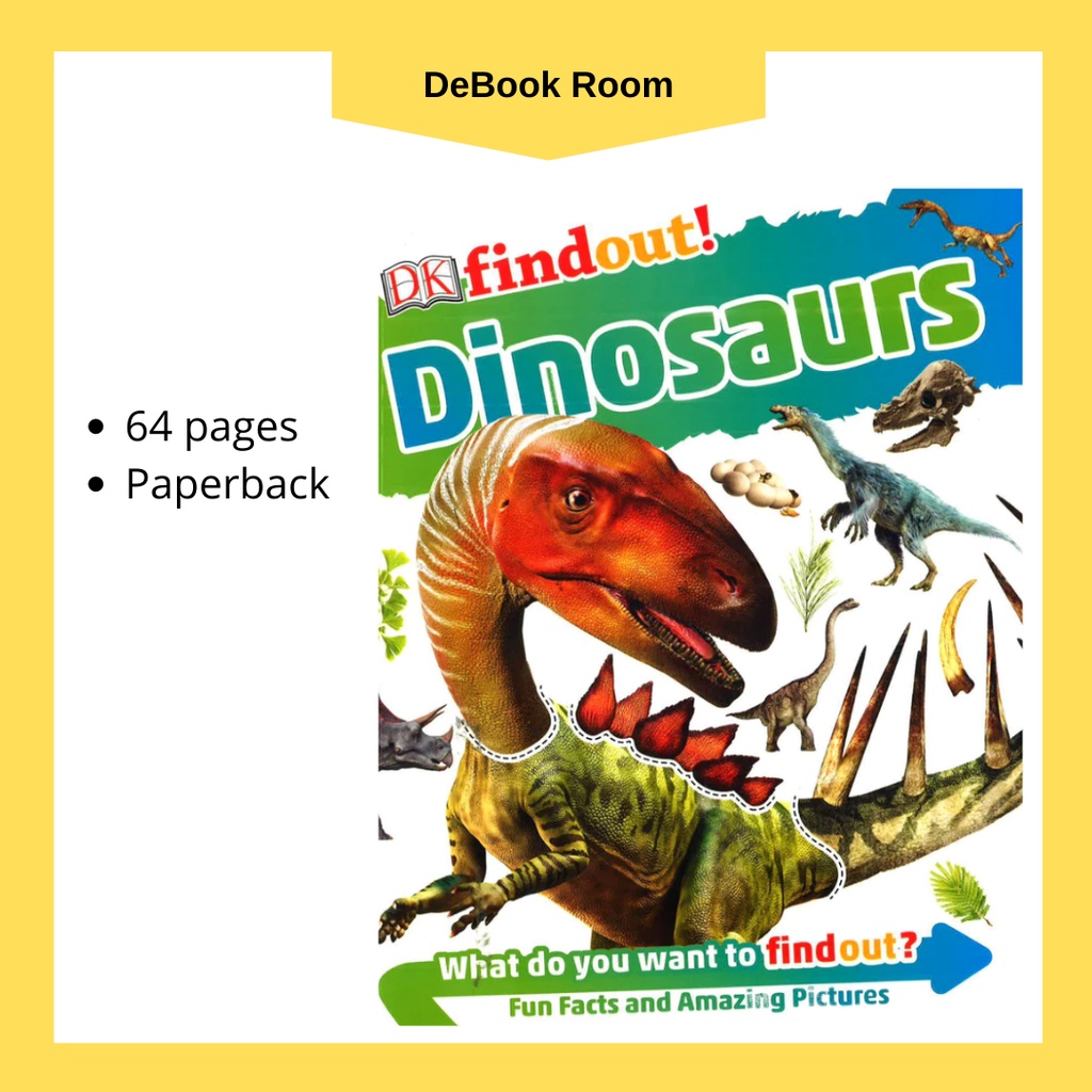 Dk Findout Dinosaurs Fun Facts Book For Kids Shopee Malaysia