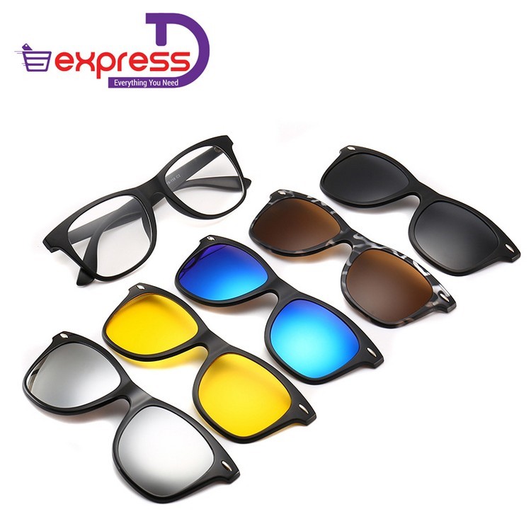 Original Retro Frame Nezt08 SnapOn Glasses FREE 5 lenses