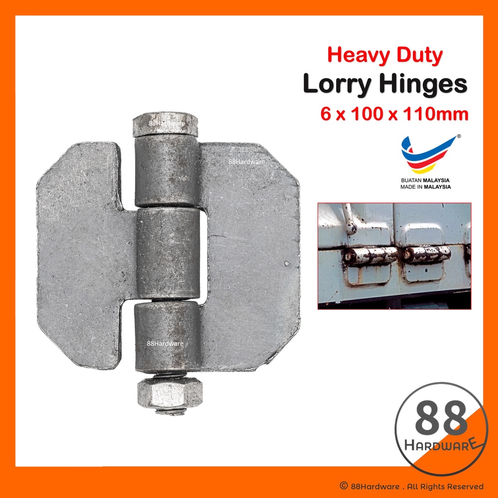 6mm Lorry Hinges / Welding Hinges Metal / Ensel Welding Pintu / Ensel ...