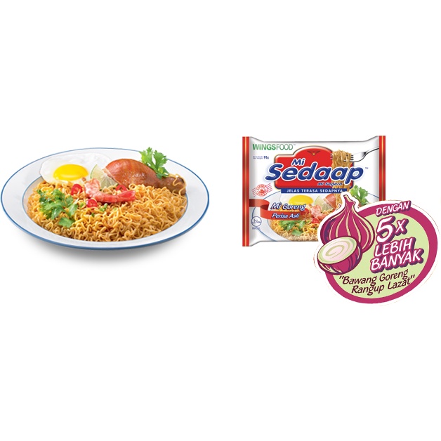 MI SEDAAP Mi Goreng Perisa Asli 5x90g | Shopee Malaysia