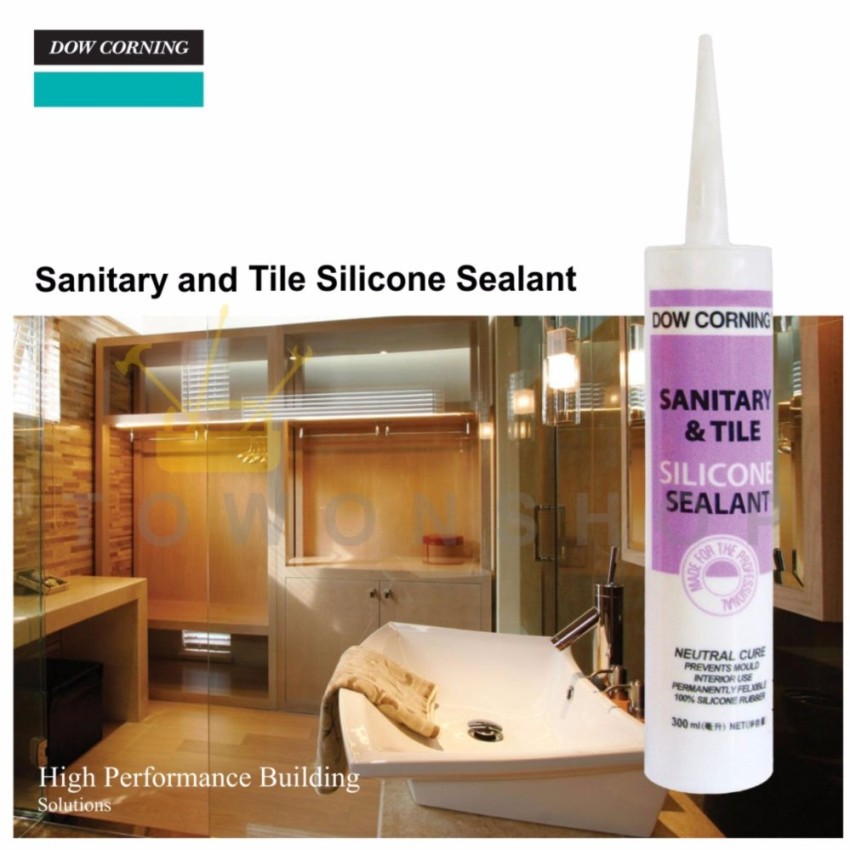 Dow Corning SILICONE TILE Grout Bathroom AntiFungal SANITARY AND