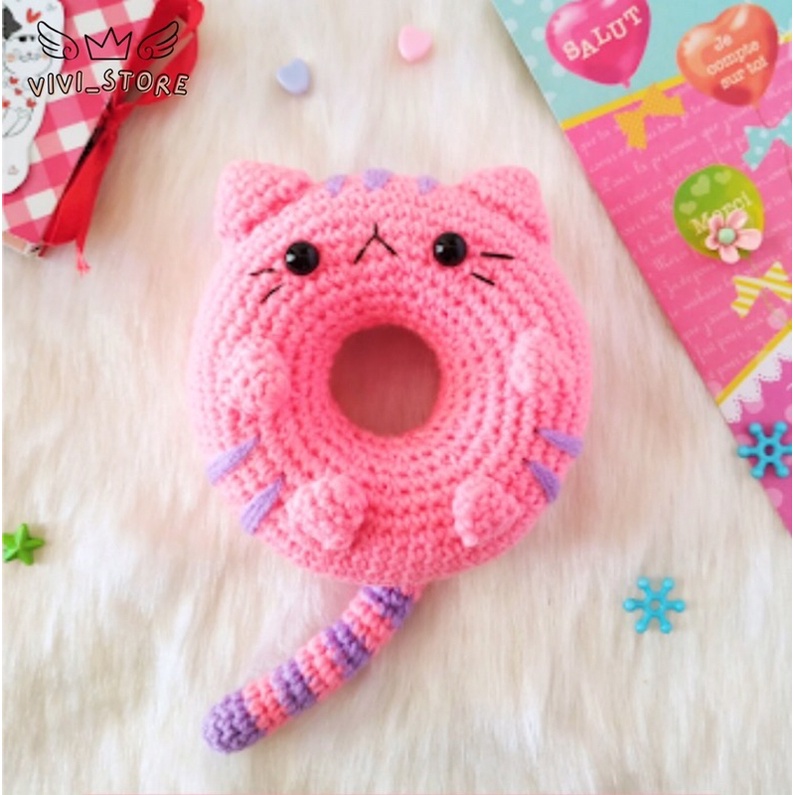 [E-PDF] Crochet Amigurumi Pattern | Donut Cat | Shopee Malaysia