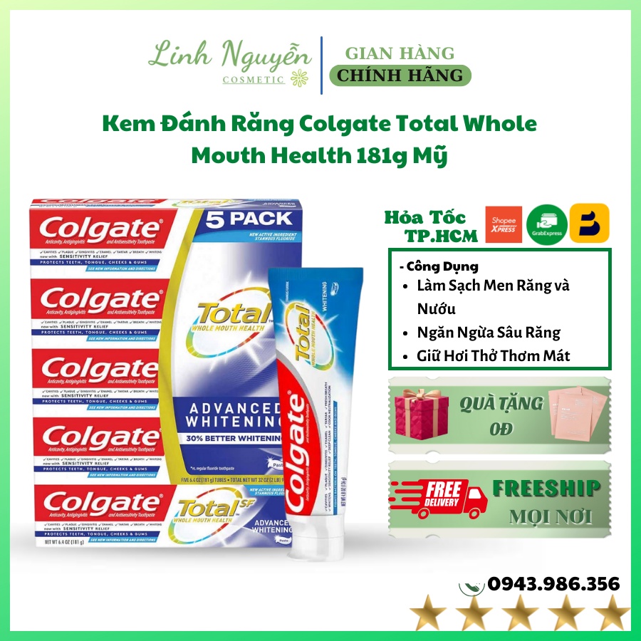 Colgate Total Whole Mouth Health Toothpaste 181g USA | Shopee Malaysia