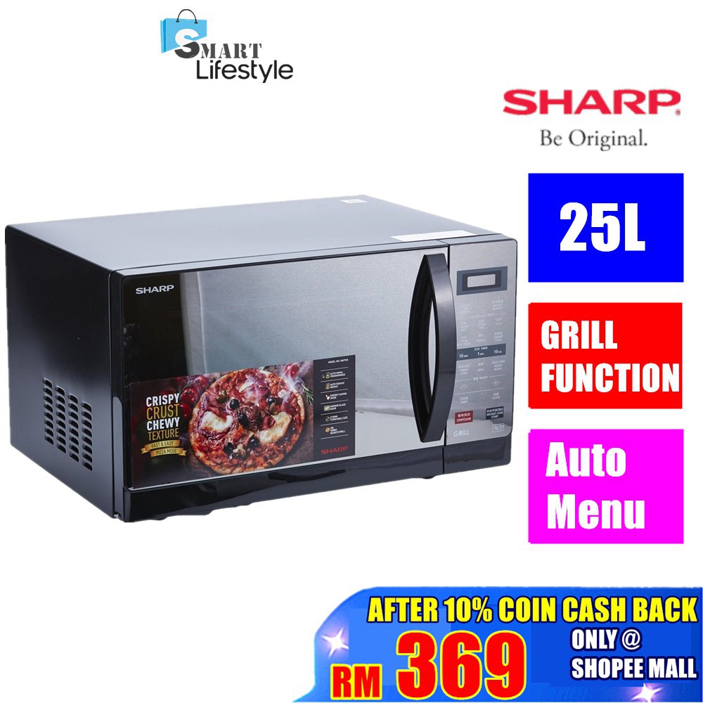 Sharp Microwave Oven With Grill R607EK Shopee Malaysia
