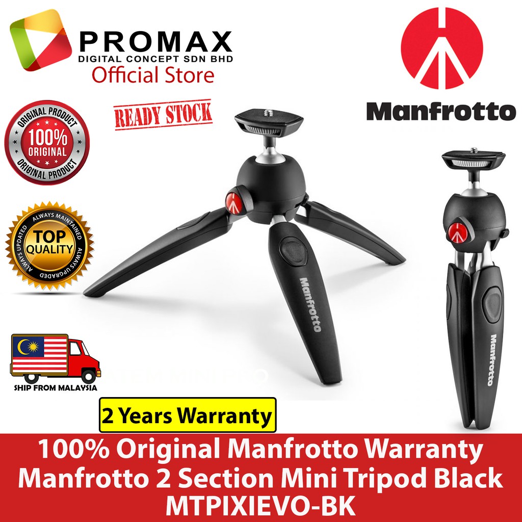Manfrotto MTPIXIEVO-RD PIXI EVO Mini Tripod, Red. No Fees! EU - View #14