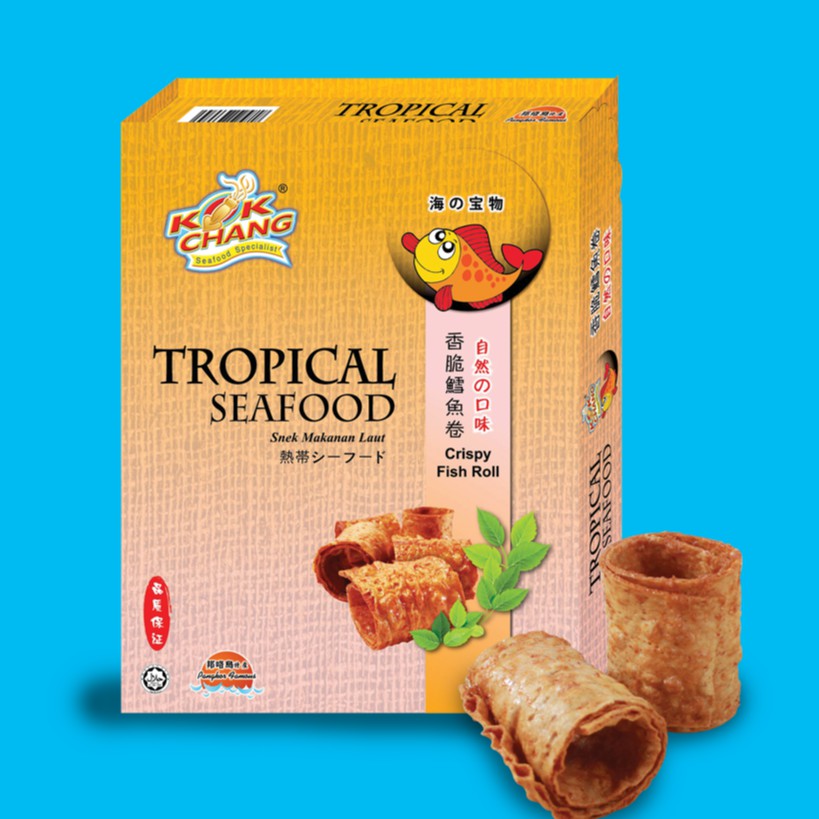 Ikan Rangup - Tropical Seafood Series - Crispy Fish Roll - 香脆鳕鱼卷 Net80g ...