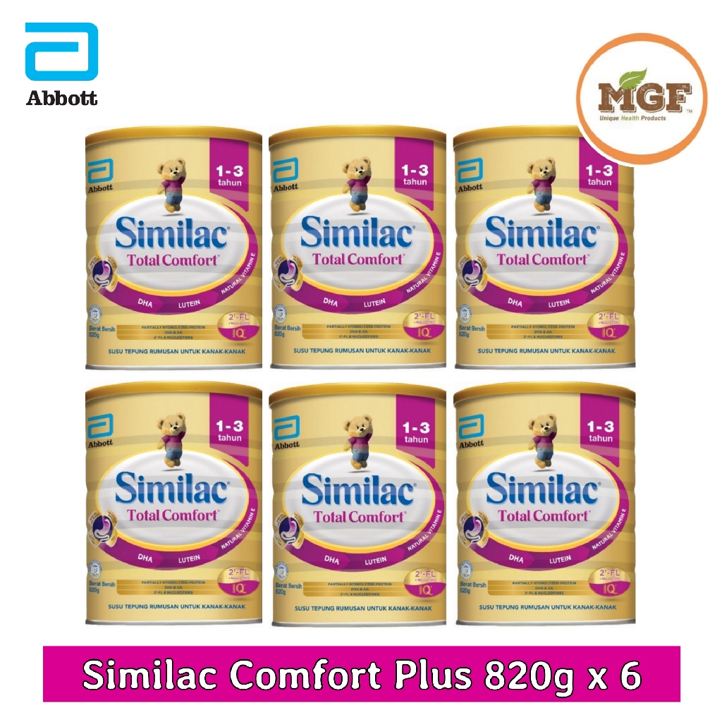 Similac Total Comfort (13years) 820g x 6) EXP 04/2025 Shopee Malaysia