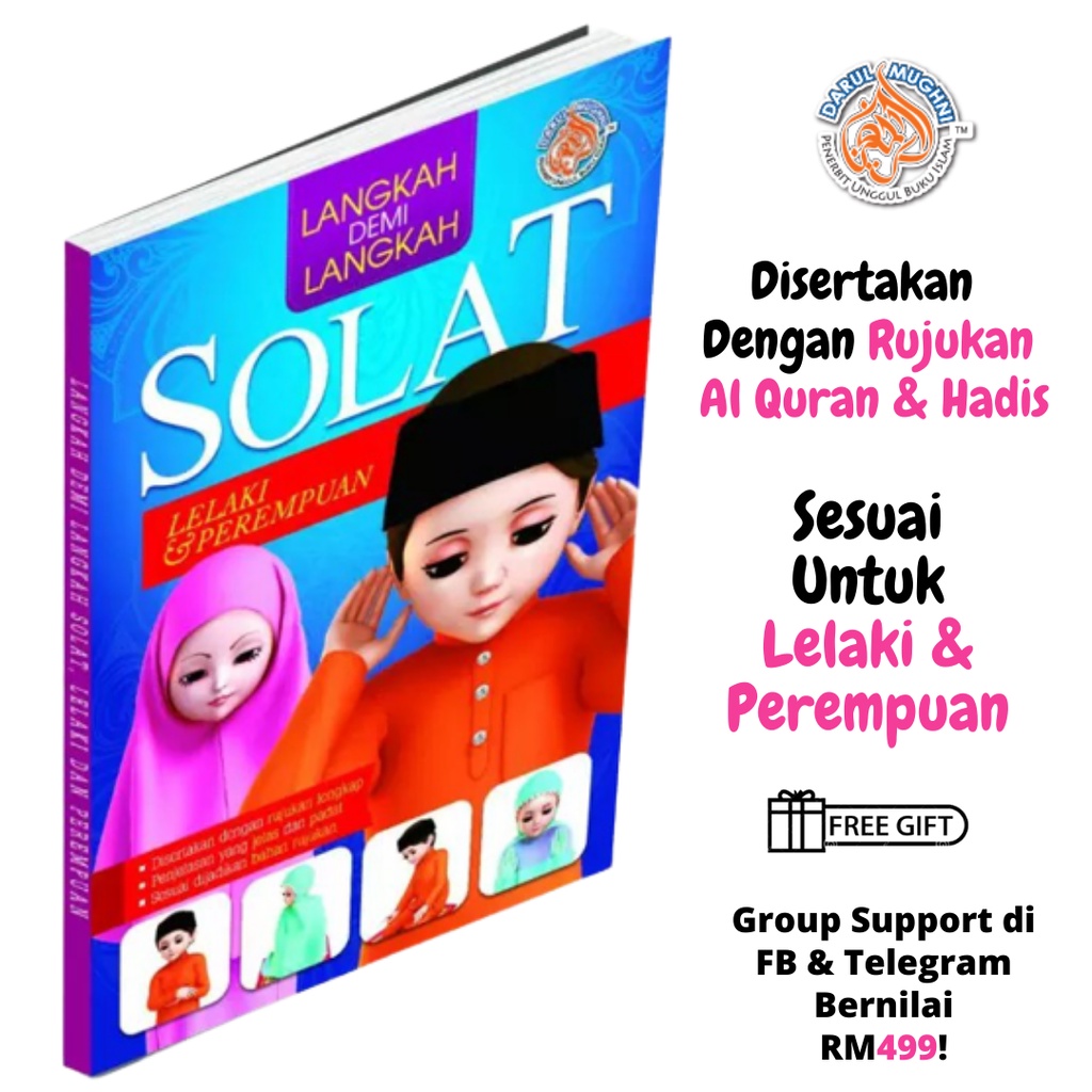 Buku Solat - Langkah Demi Langkah Solat Lelaki & Perempuan - Alquran ...