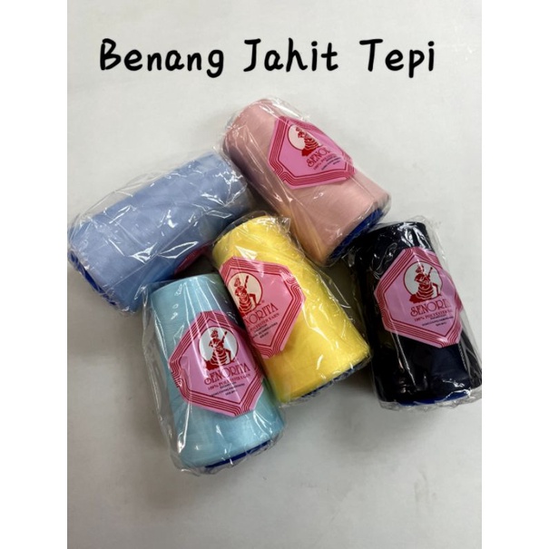 Benang Jahit Tepi Senorita /Benang Gebu/Overlock Thread /Boleh pilih ...