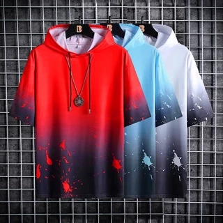 Men's Hipster Hip Hop Hoodies Side Zipper T Shirt Casual Cotton Pullover  Hoodies Shirts (Small, Black) at  Men's Clothing store