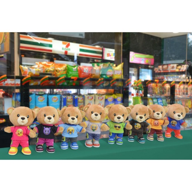 7 Eleven Emo Bear Toys