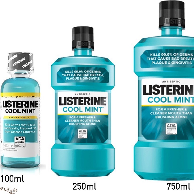 LISTERINE COOL MINT 100/250/750ML | Shopee Malaysia