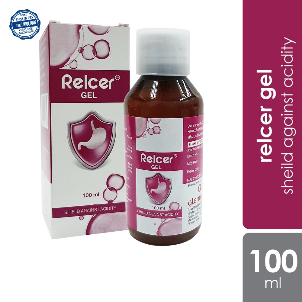 Relcer Gel 100ml Help In Relieving Hyperacidity Gastritis Flatulence