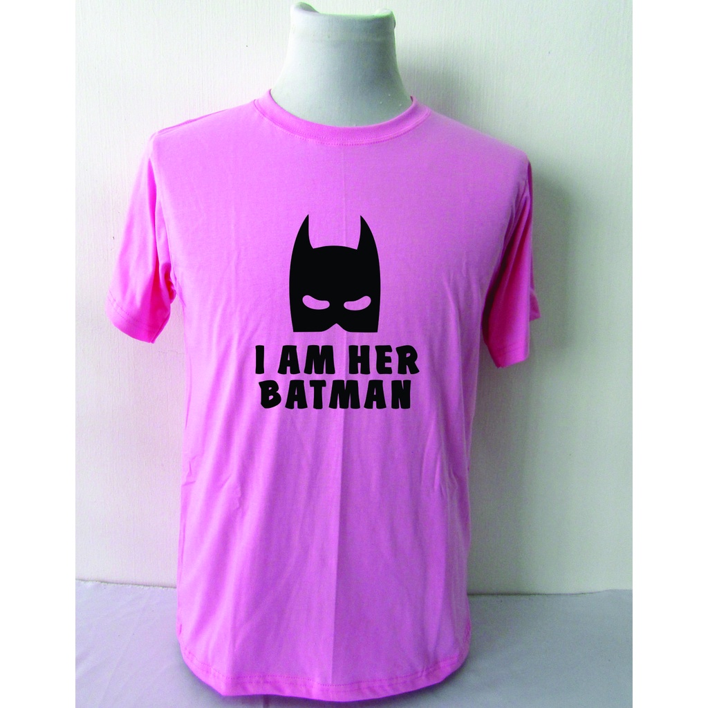 [ready Stock] Batman Catwoman Couple T Shirt Unisex Baju Couple Cotton