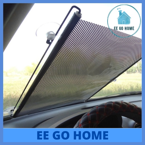 Car Retractable Sun Shade Curtain Car Front Side Window Sunshade Anti