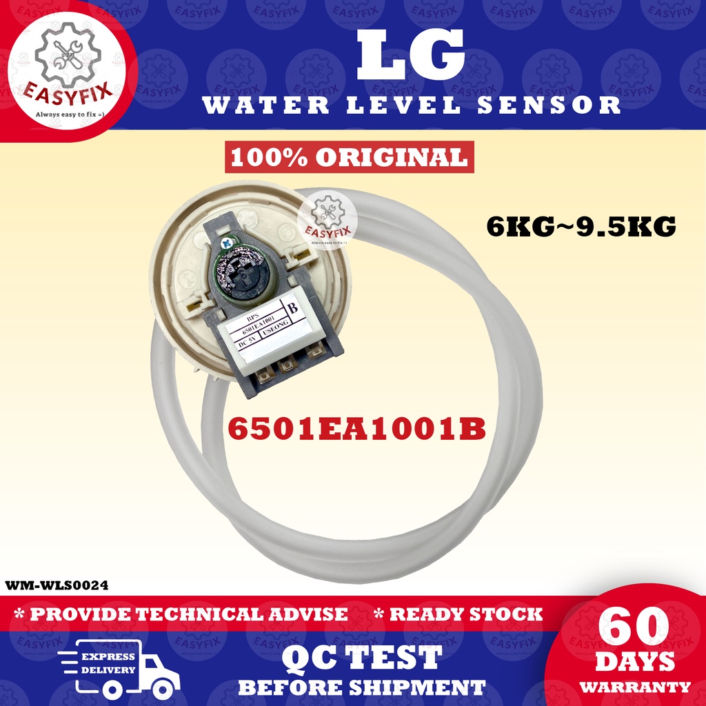 6501EA1001B (ORIGINAL) WFHD110GV LG WATER LEVEL SENSOR WASHING MACHINE