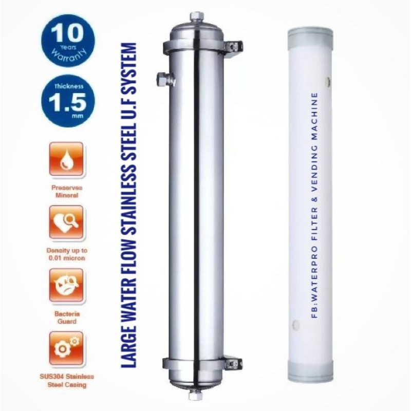 LARGE WATER FLOW STAINLESS STEEL ULTRA FILTRATION SYSTEM UF MEMBRANE