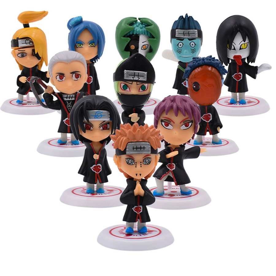 Naruto Action Figure Akatsuki Figure Set of 11 | Shopee Malaysia