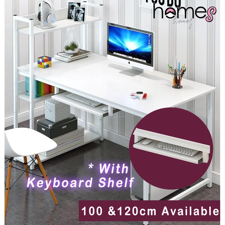 Modern Adjustable Computer Table Meja Tulis Study Table Meja Office ...