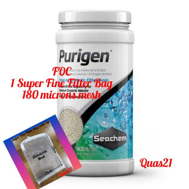  Seachem Purigen, 500 Milliliters, Premium Synthetic Aquarium  Filter Resin : Pet Supplies