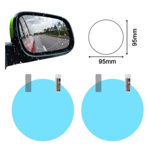 2 PCS CAR REAR VIEW MIRROR ANTI RAIN FILM CAR WINDOW MIRROR Shopee