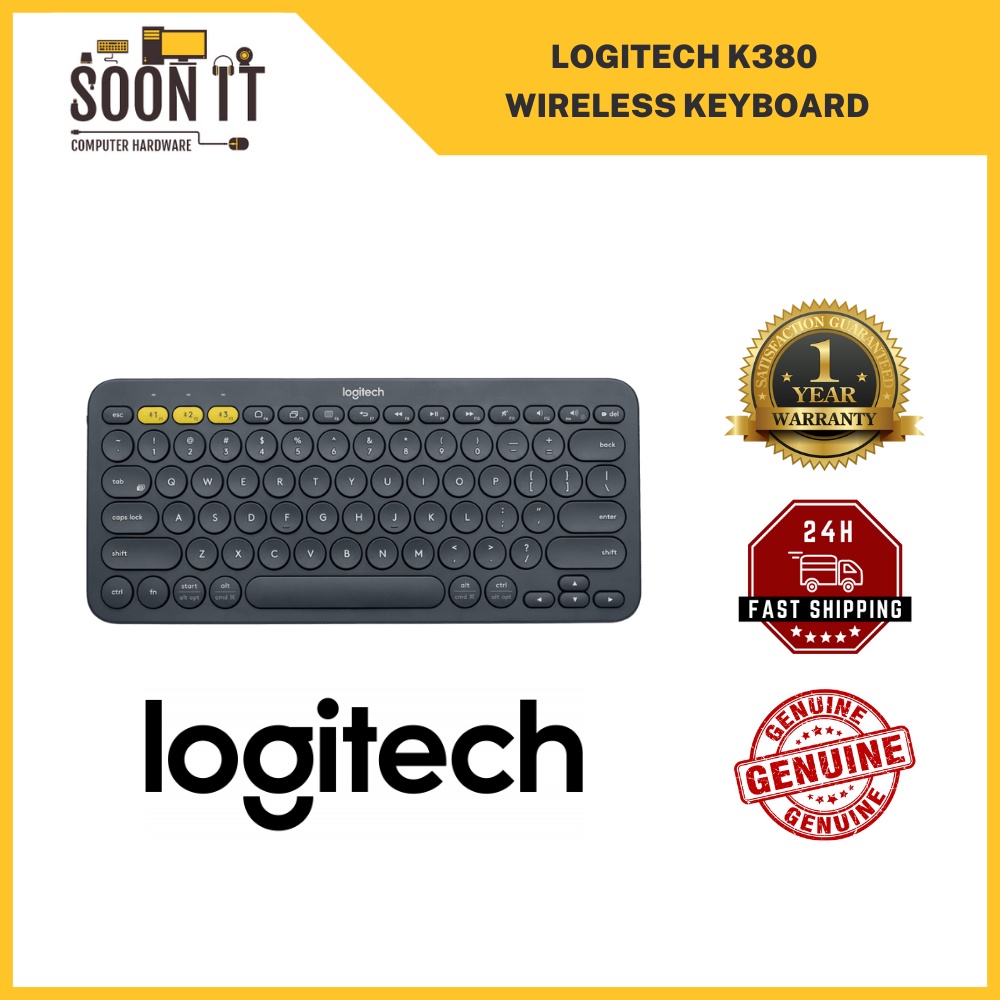 LOGITECH K380 Multi-Device Bluetooth Keyboard | Shopee Malaysia