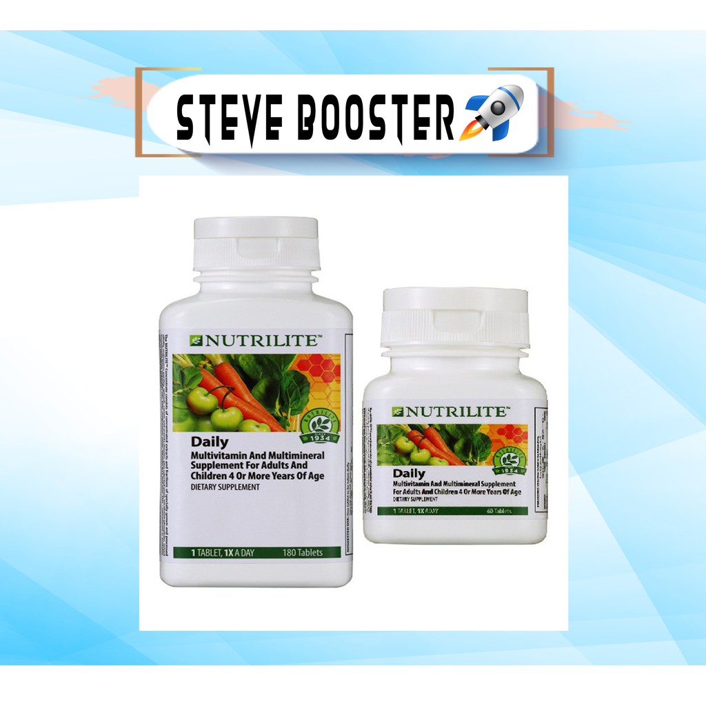 NUTRILITE Daily (60 tab/180 tab) | Shopee Malaysia