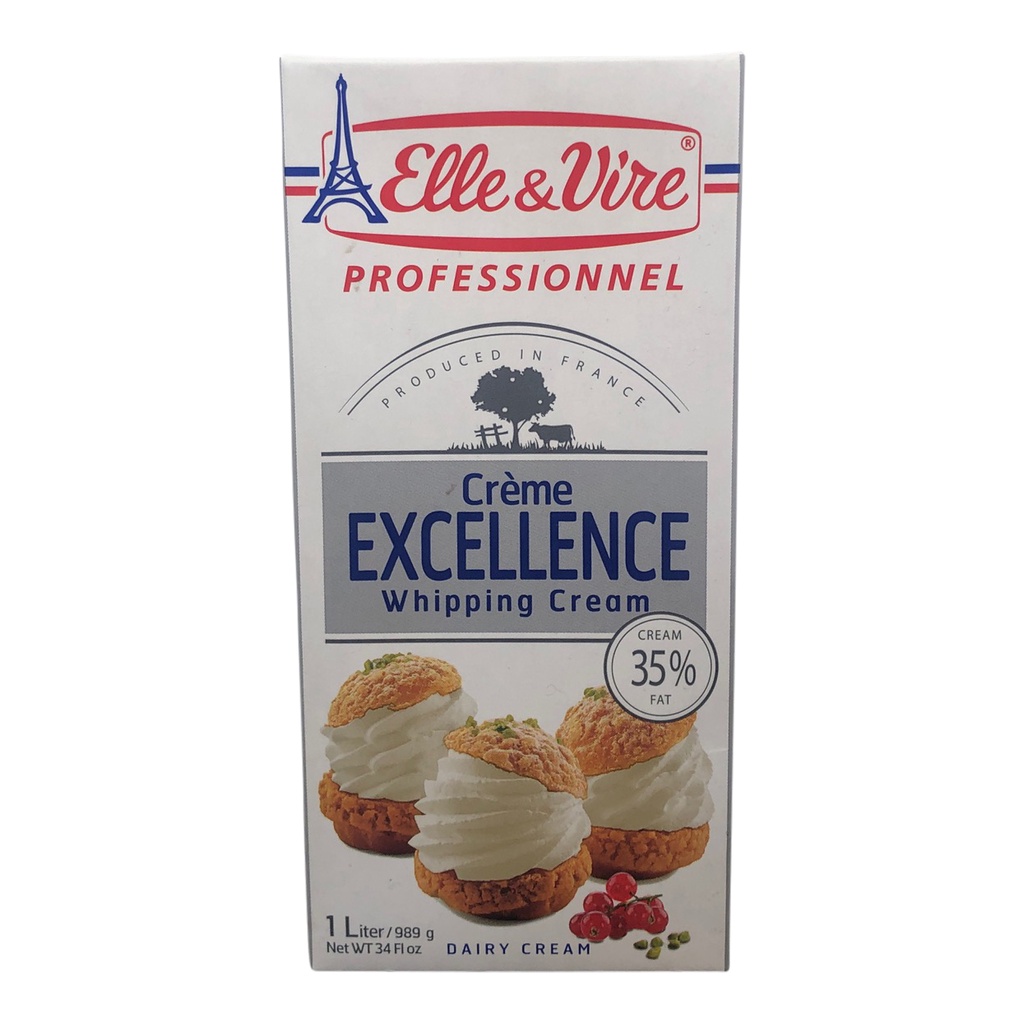 Elle And Vire Dairy Excellence Whipping Cream 1l Shopee Malaysia