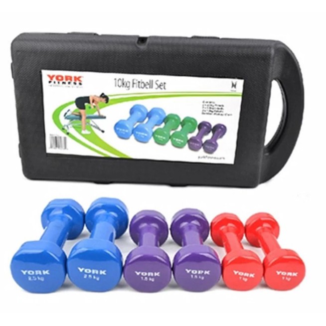 York fitness 10kg fitbell set sale