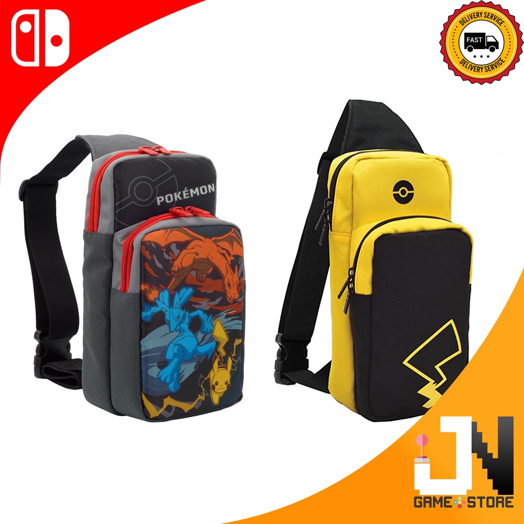 Hori Nintendo Switch Pokemon Lets Go Pikachu Shoulder Pouch / Charizard  Lucario & Pikachu Adventure Pack Pouch Bag(NEW) | Shopee Malaysia | Alle Damentaschen
