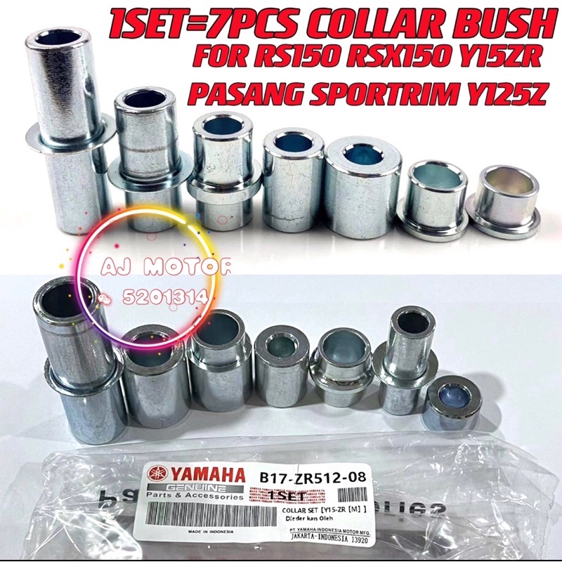 Y15ZR Y16ZR / RSX150 RS150 BUSH SET COMPLETE PASANG SPORT RIM Y125Z