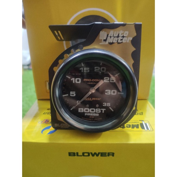 Blower Boost Meter with Stand (35PSI/60PSI) Universal 4x4 Diesel Car