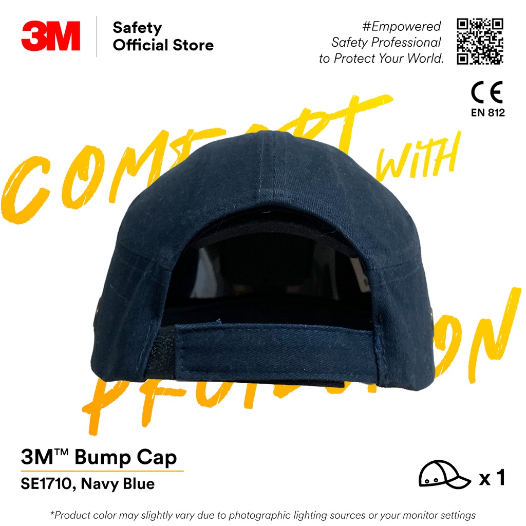 3M™ SE1710 Bump Cap For Low Risk Applications EN812 - Navy Blue/Black ...