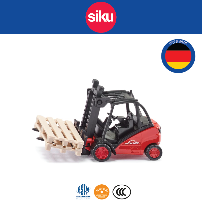 Siku 1722 Forklift truck Die Cast scale 1:50 Shopee Malaysia