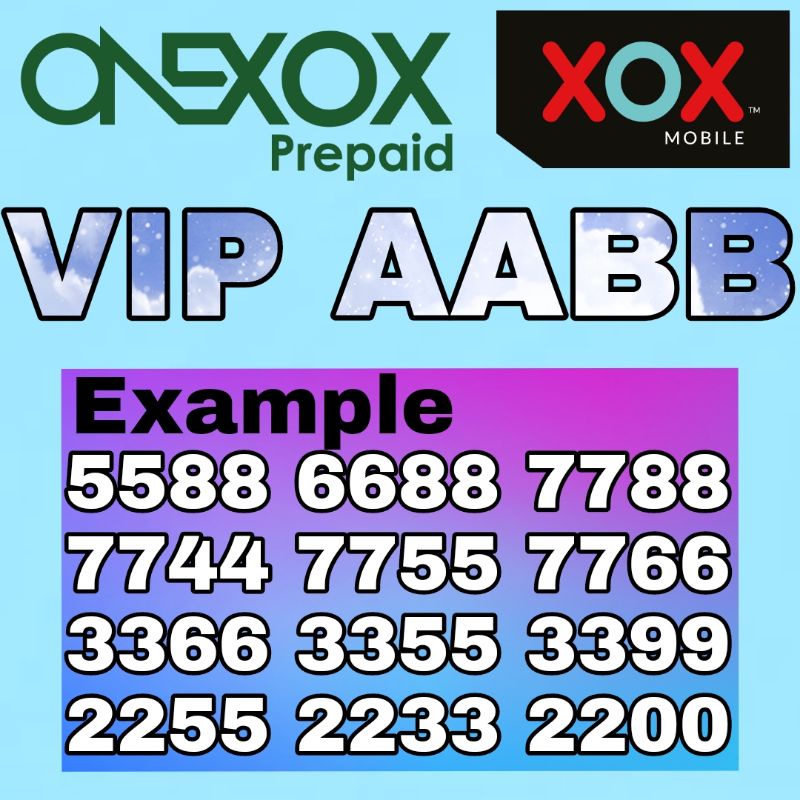 VIP NUMBER AABB SERIES | Shopee Malaysia