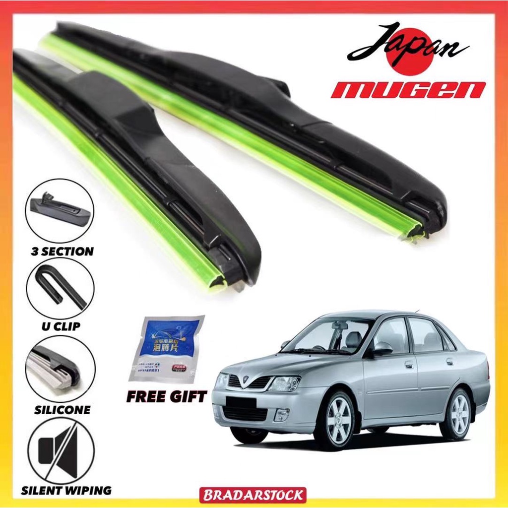PROTON WAJA WIPER Japan Mugen Silicone Wiper Waja MG19 MG21 Shopee