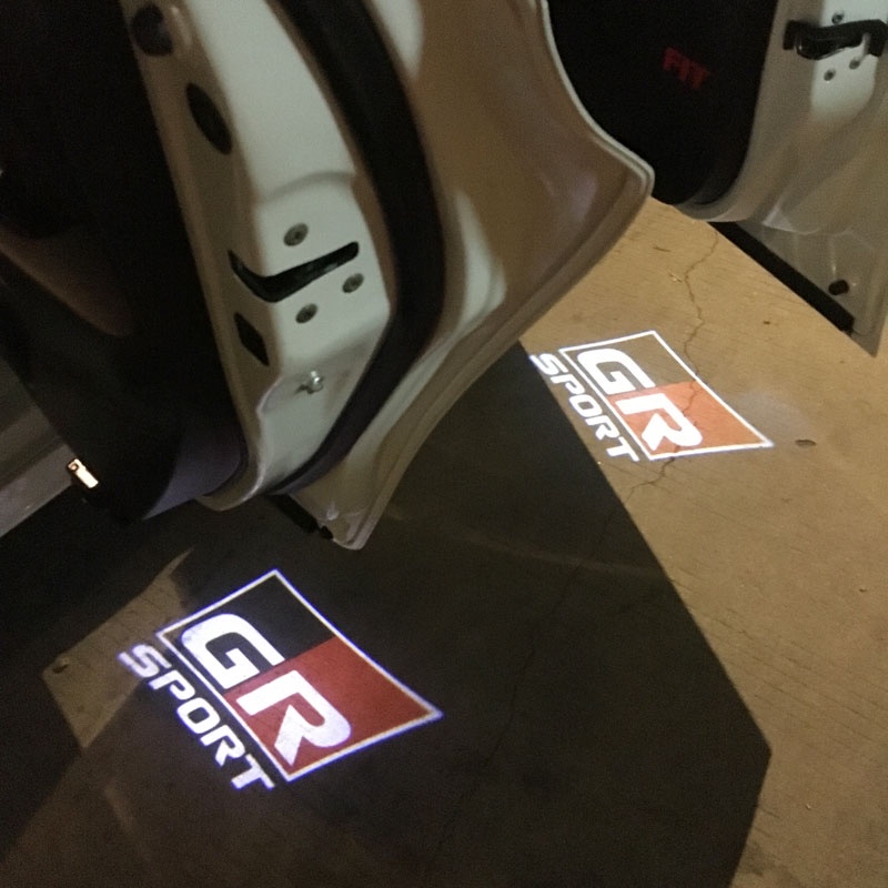 2PCS Led Car Door Welcome Laser Projector GR SPORT Logo Ghost Shadow ...