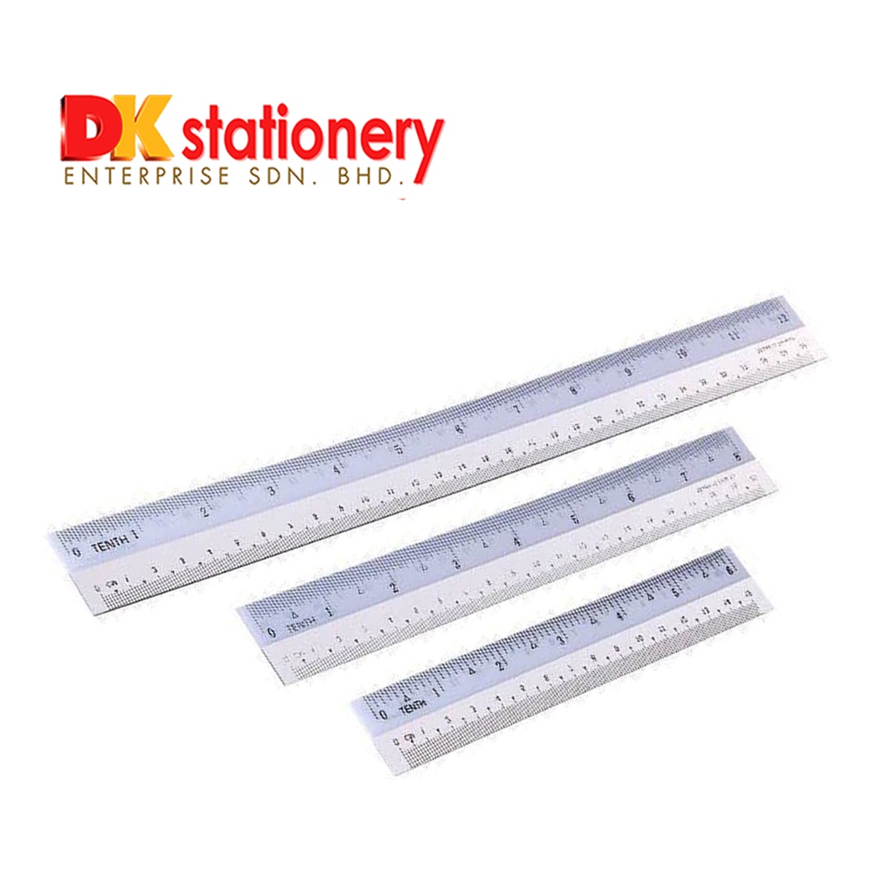 PVC White Side Straight Ruler | Shopee Malaysia