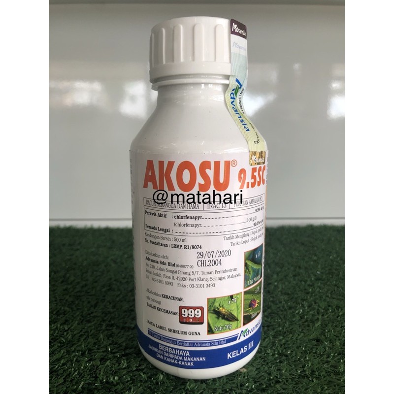 racun serangga dan Hama Akosu 9.5SC 500ml | Shopee Malaysia