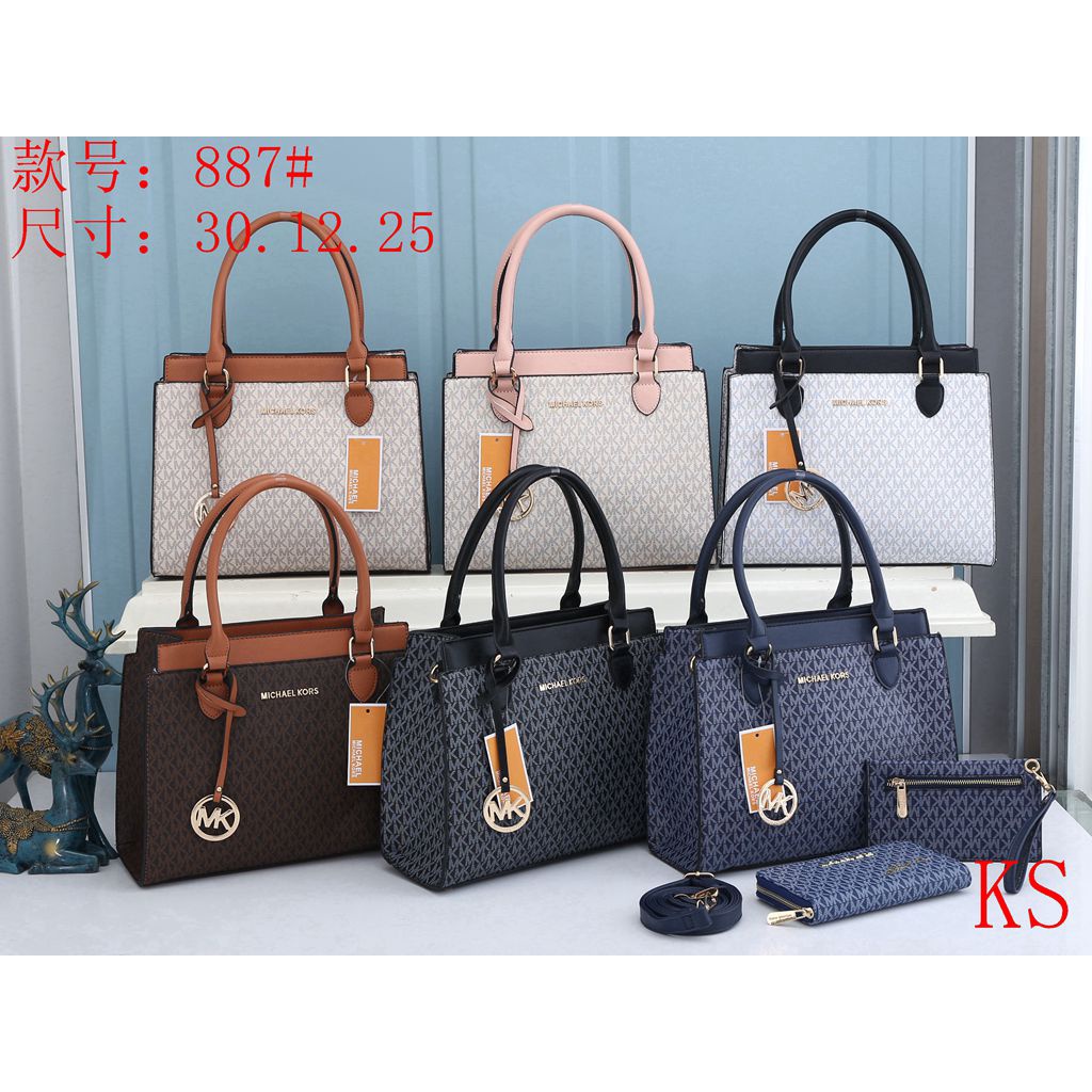 Stevenson stewardesse boom Michael Kors Women's Handbags Shoulder Bags PU Leather Bag MK 887 | Shopee  Malaysia