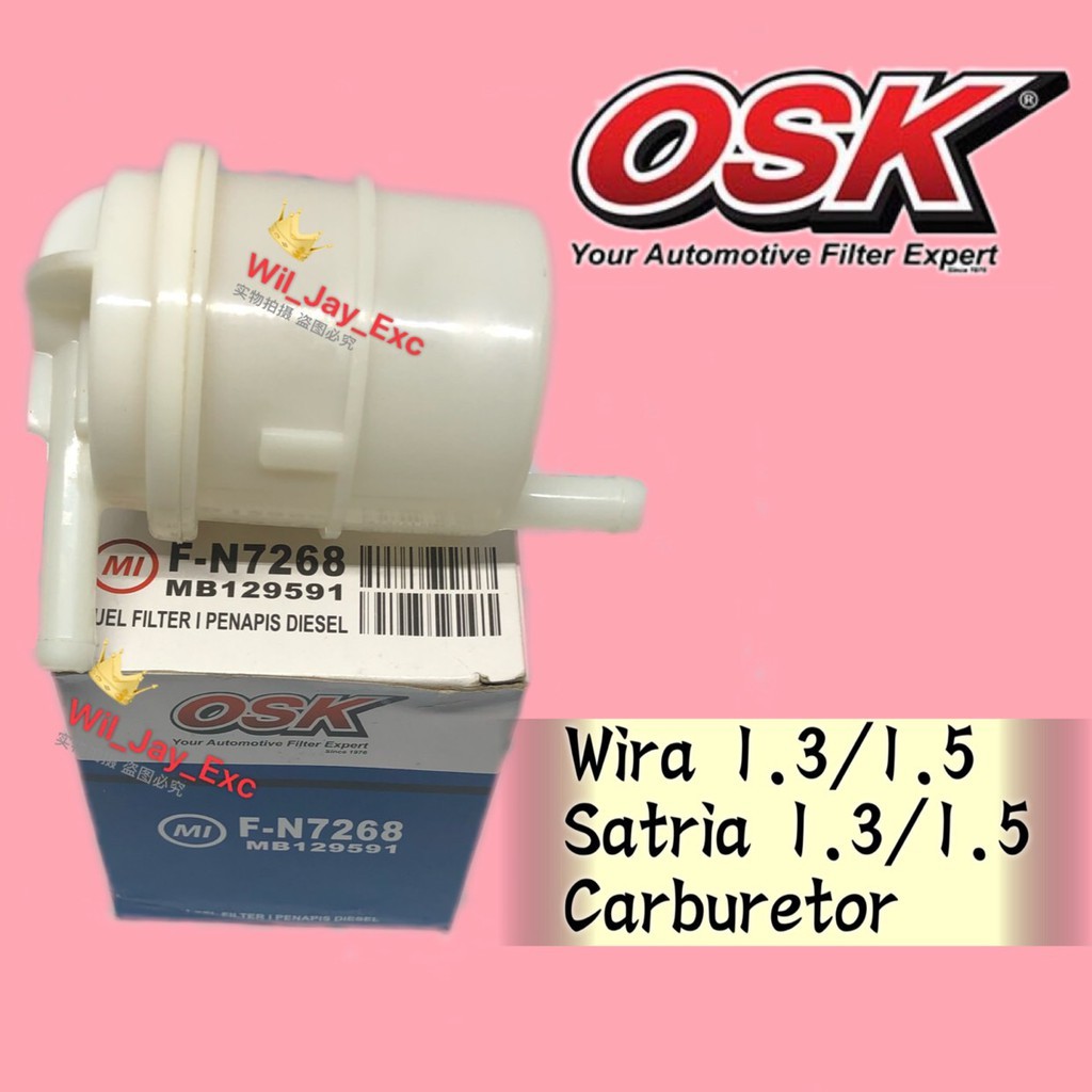 OSK FN7268 FUEL FILTER WIRA , SATRIA CARBURETOR ENGINE (FN7268
