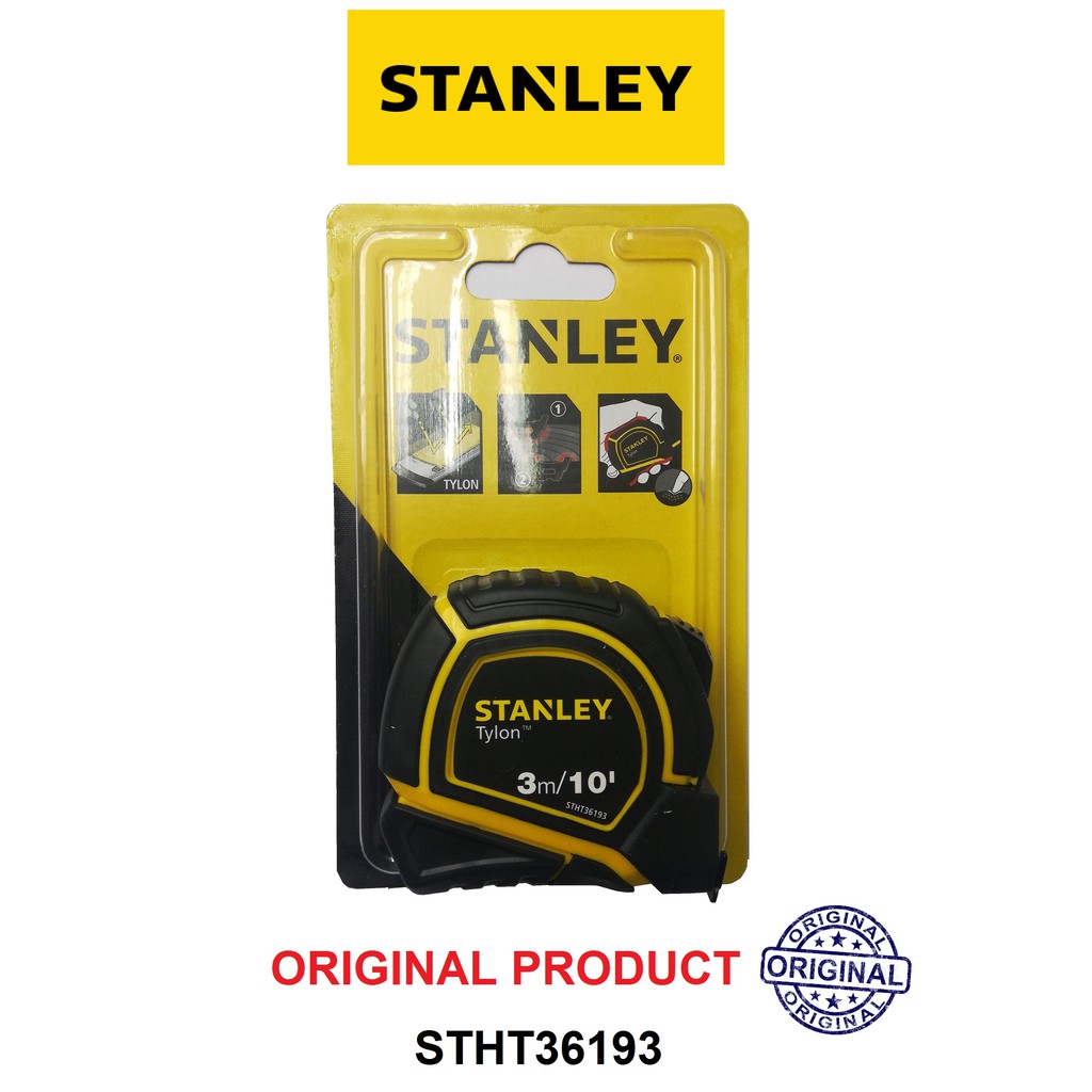 ORIGINAL STANLEY TYLON 3M 10 X 13mm Measuring Tape STHT36193