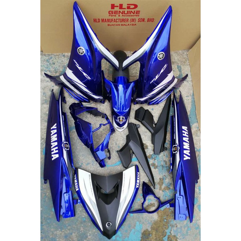 Yamaha 135lc Coverset Lc135 V2 V3 V4 V5 V6 V7 Gp Biru Hld Shopee Malaysia 8800