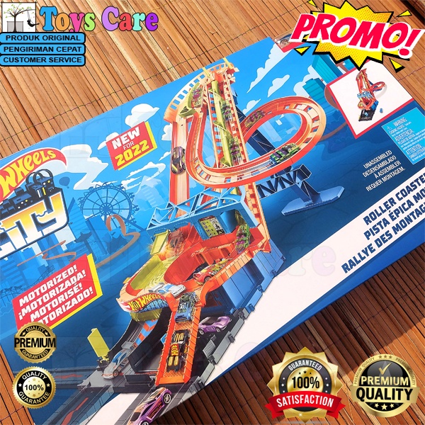 Hotwheels TRACK ROLLER COASTER RALLY PLAY SET - CITY ORIGINAL MATTEL ...