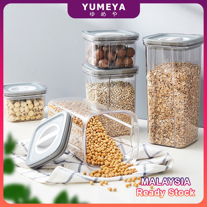 YUMEYA Stackable Air Tight Food Storage Container Box With Rotary Lock ...