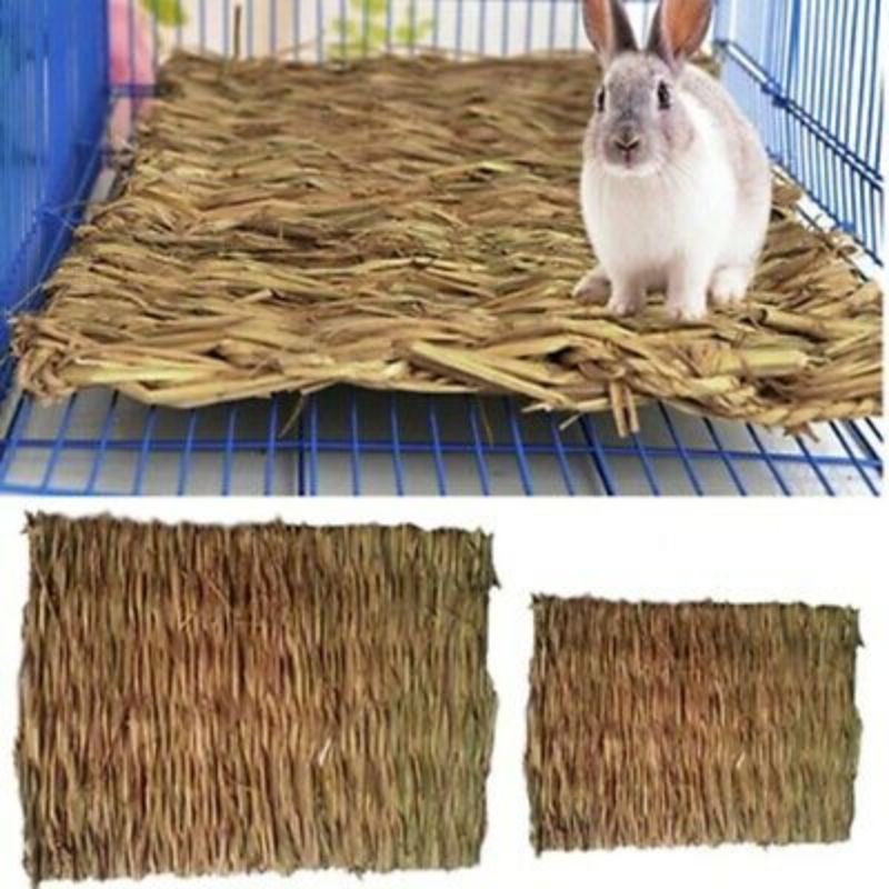 🔥Ready Stock🔥Rabbit Grass Chew Mat Small Animal Hamster Guinea Pig Cage ...