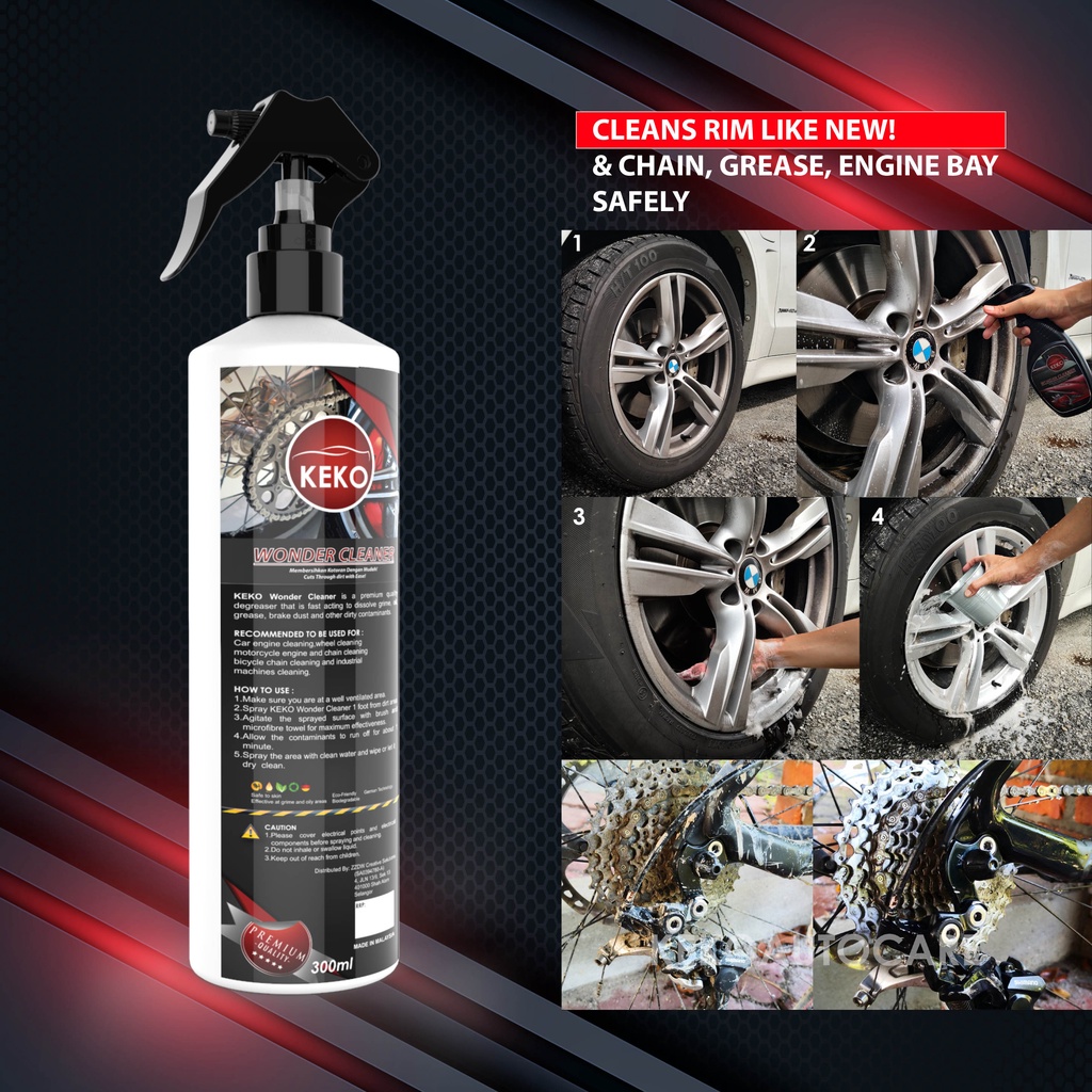 Car Rim Wheel Chain Engine Cleaner Degreaser Basikal Bicycle Motorcycle